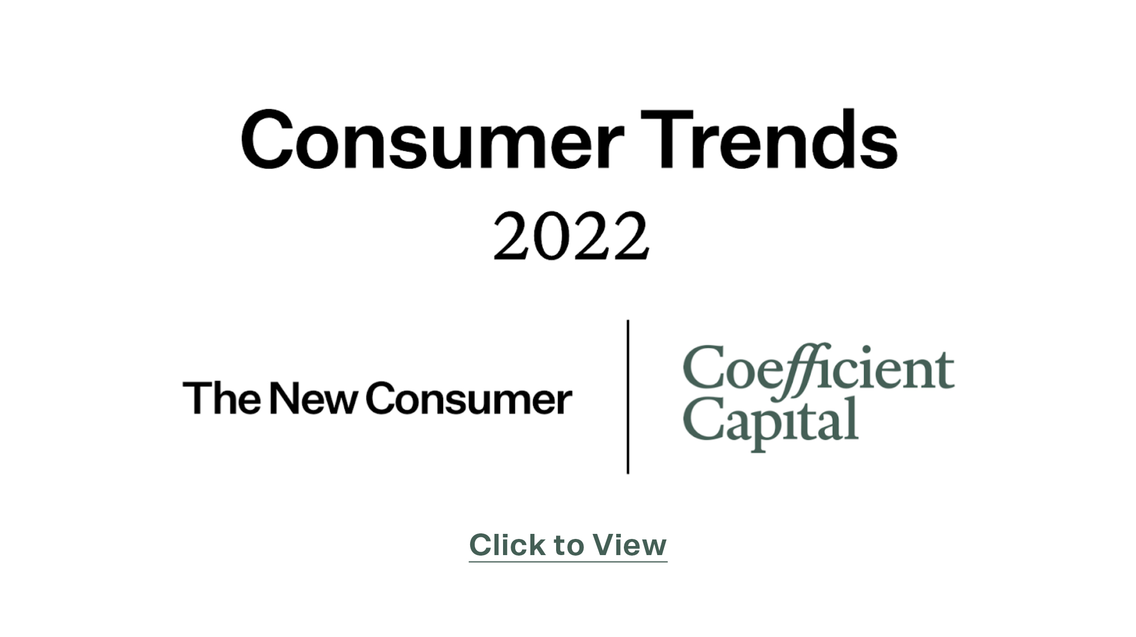 Consumer Trends 2022