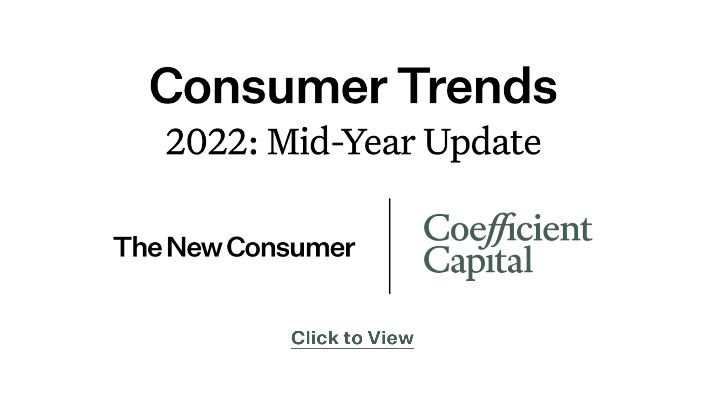 Consumer Trends 2022: Mid-Year Update