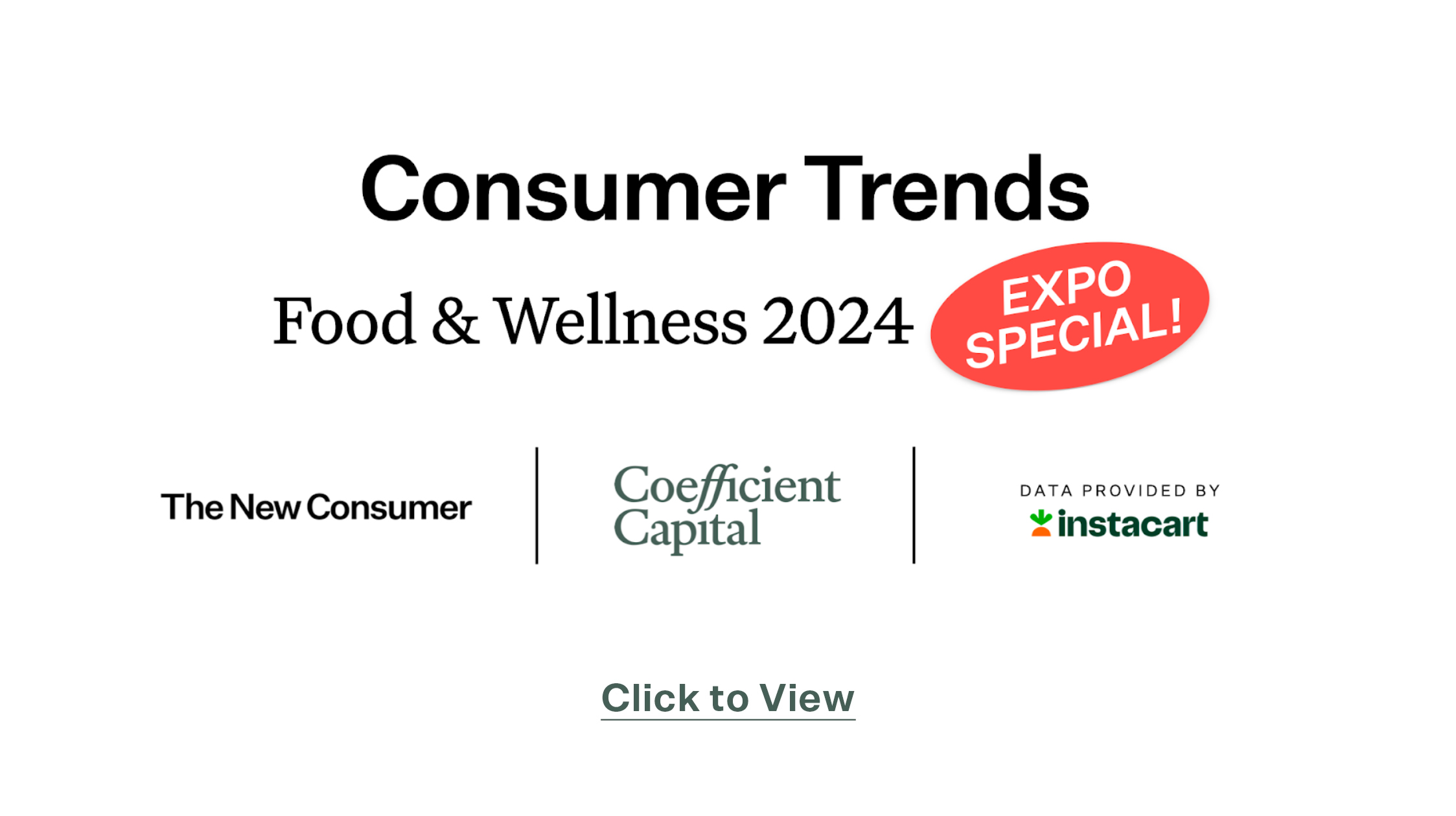 Consumer Trends 2024 Food & Wellness