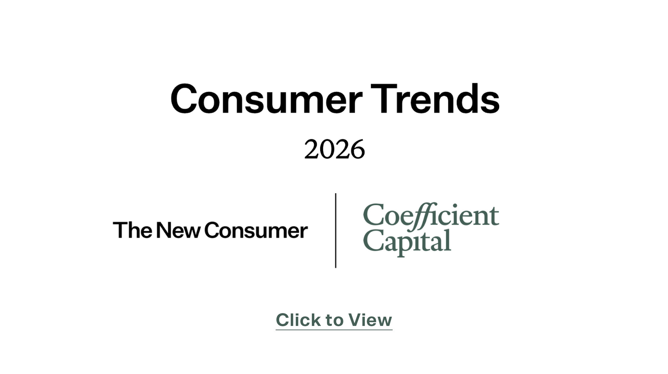 Consumer Trends 2026